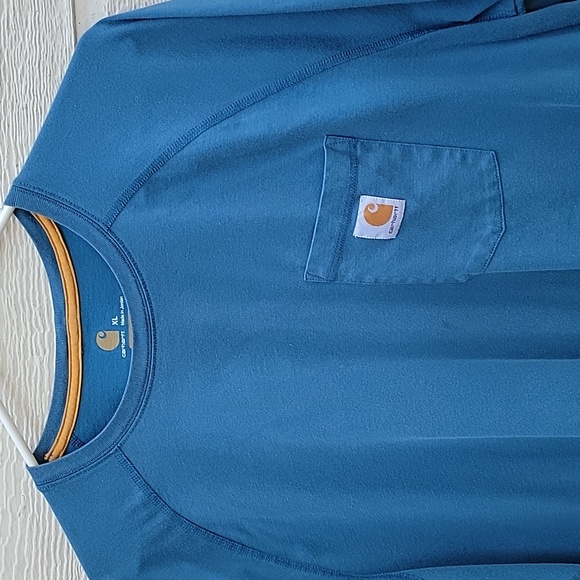 Carhartt relaxed fit Men's shirt short sleeve size XL tall  100% cotton - Picture 3 of 5